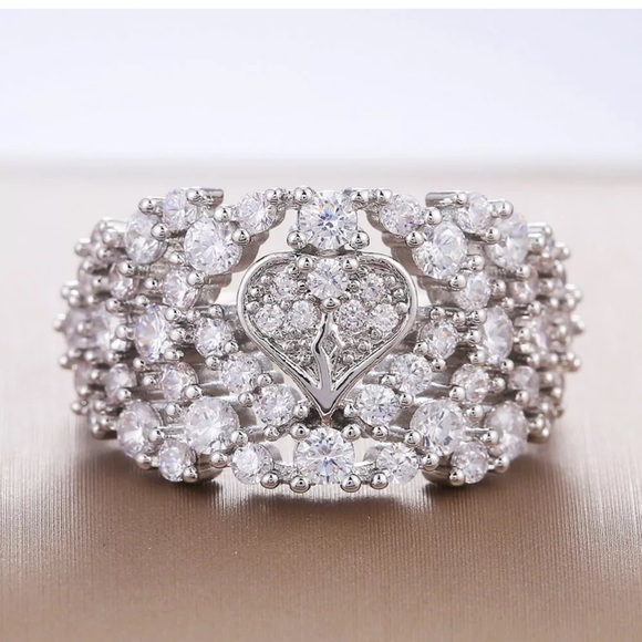 925 Silver Rings Party Rings Jewelry Gift Ring - Picture 2 of 4